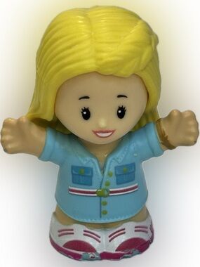 Fisher Price Little People Figure Barbie Girl Dreamhouse Blonde